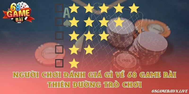 Người chơi đánh giá về 68 Game Bài